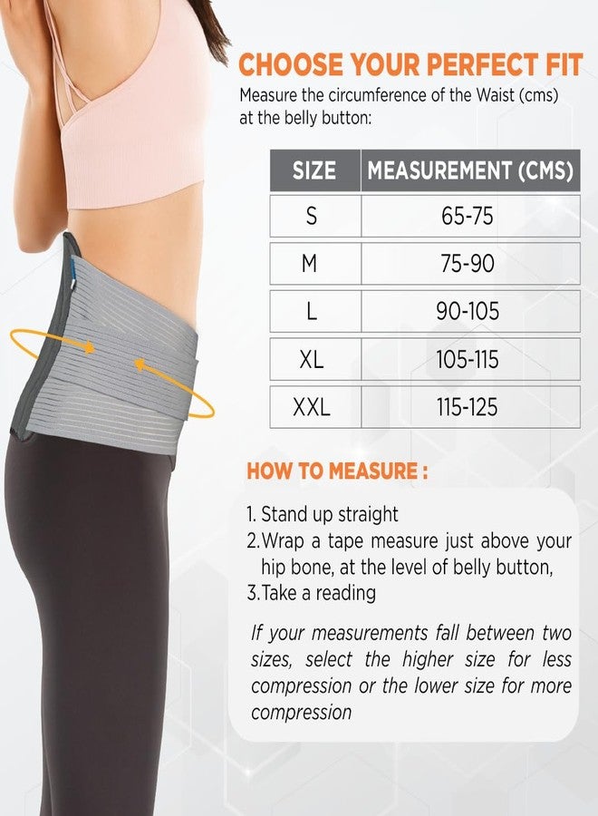 Vissco CoreLite Contoured LS Belt for Back Pain Relief, Lower Back support for Women and Men - XL - Image 5