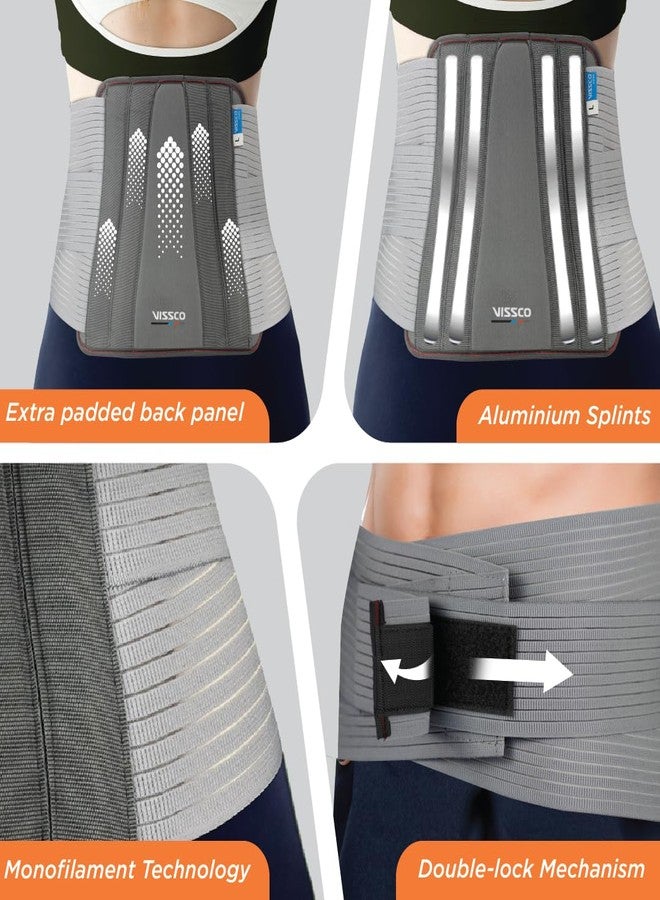 Vissco CoreLite Contoured LS Belt for Back Pain Relief, Lower Back support for Women and Men - XL - Image 4
