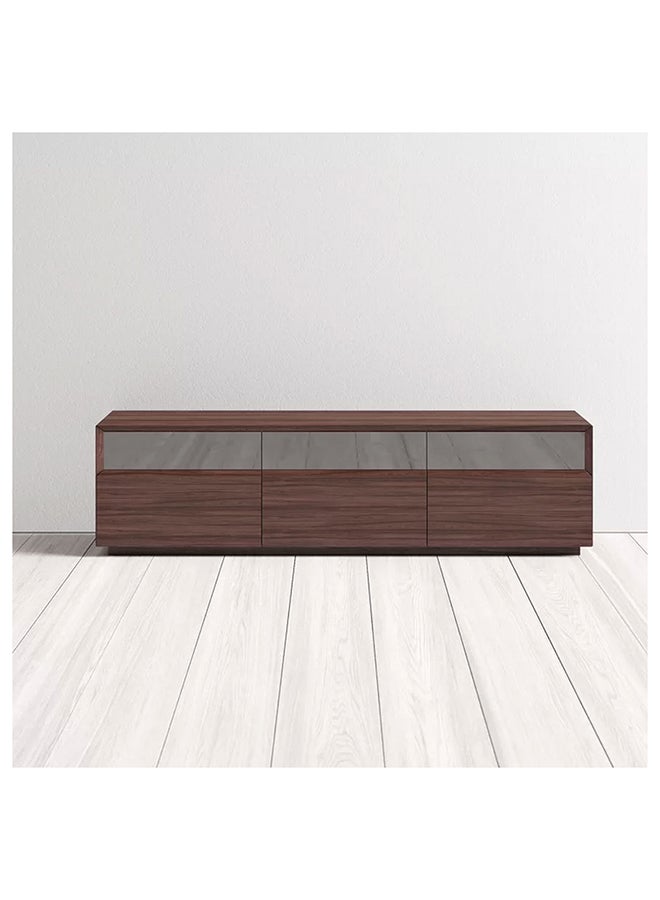 AtoZ Furniture Autry TV Stand for TVs up to 78 inches in Brown Color 