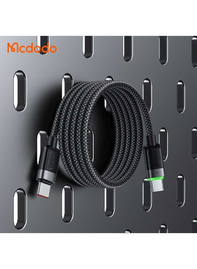 مكدودو كابل ماكدودو مغناطيسي ذاتي اللف USB-C إلى USB-C بطول 1.2 متر – شحن سريع بتصميم ذكي قابل للطي - Image 2