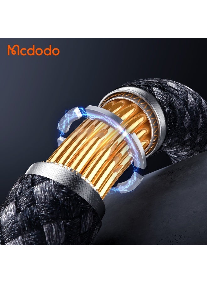 مكدودو كابل ماكدودو مغناطيسي ذاتي اللف USB-C إلى USB-C بطول 1.2 متر – شحن سريع بتصميم ذكي قابل للطي - Image 4