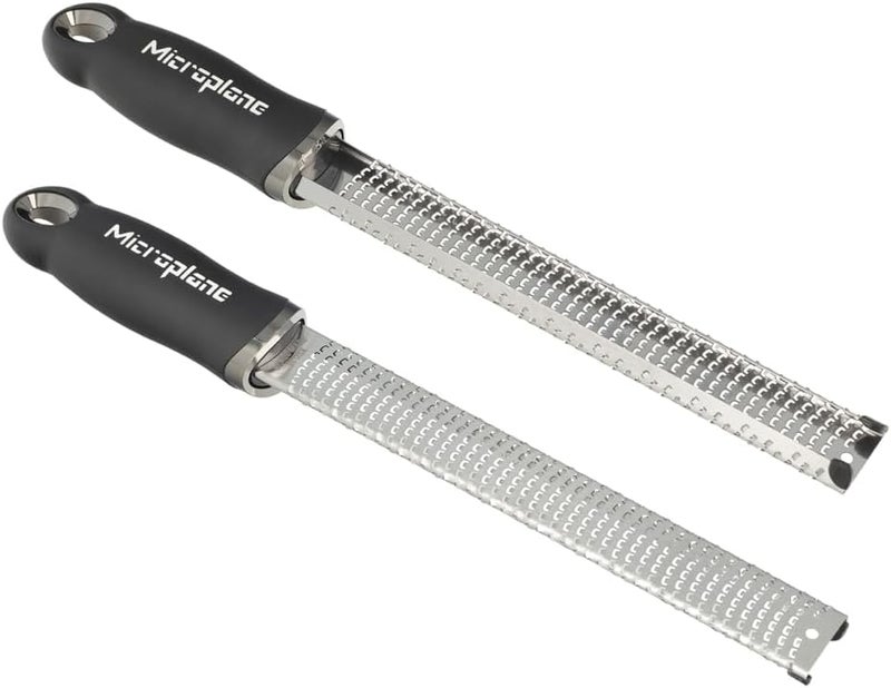 Microplane 46020 Premium Classic Series Zester Grater, 18/8, Black - Image 1