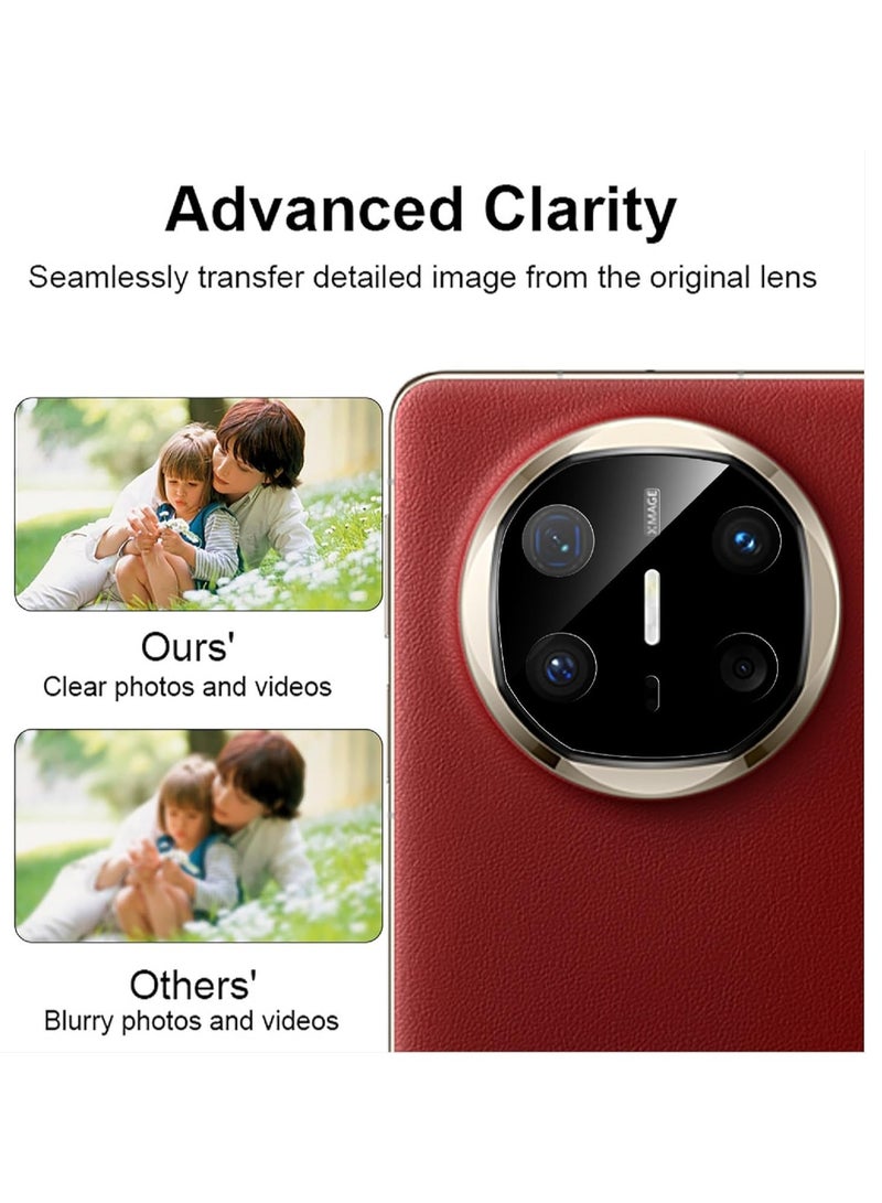 general 【2 Pack】 Camera Lens Protector Compatible with Huawei Mate X6, HD Camera Tempered Glass 【Anti Fingerprint】 Camera Protector for Huawei Mate X6 - Image 3