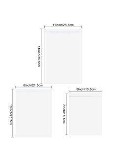 Zonon 3 Mil Thick Crystal Clear Sleeves No Acid Storage Bags Transparent Sealing Bag For Art Photo Prints Framing Mats Mattes 5 X 7 Inch 8 X 10 Inch 11 X 14 Inch (60 Pieces)  - Image 2
