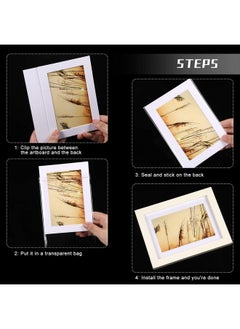 Zonon 3 Mil Thick Crystal Clear Sleeves No Acid Storage Bags Transparent Sealing Bag For Art Photo Prints Framing Mats Mattes 5 X 7 Inch 8 X 10 Inch 11 X 14 Inch (60 Pieces)  - Image 3