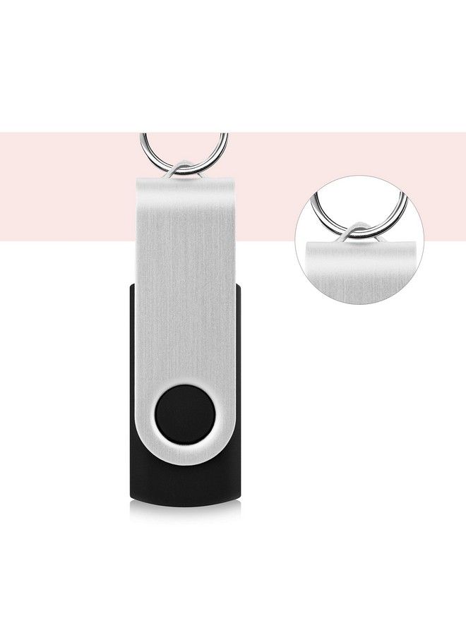 Kootion 16Gb Flash Drive 16Gb Usb Flash Drive 10 Pack Thumb Drive Memory Stick Swivel Jump Drive Keychain Design Mixcolored  - Image 4