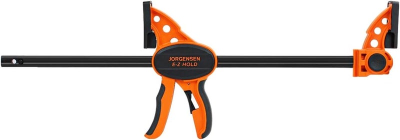 Jorgensen 2-pack Ratchet Bar Clamps Set, Medium Duty, 12-inch One Hand Clamp, E-Z Hold Expandable Spreader - Image 5