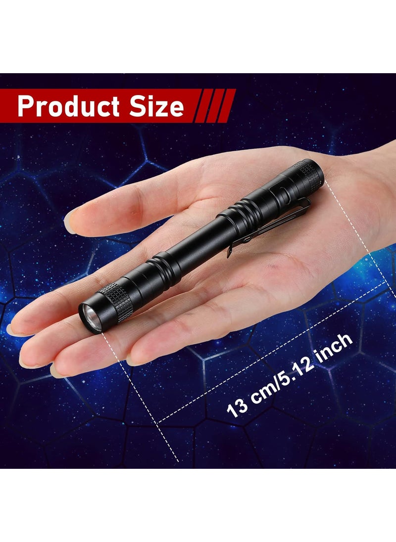 Macarrie Macarrie 15 Pcs UV Light Flashlight Mini Pen Lights Handheld Flashlights Pocket Compact Torch for Leak and Hotel Inspection Pet Urine Stain Dye DetectorPurple  - Image 2