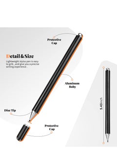 INFOSUN INFOSUN Stylus Pen for iPad, Disc Stylus Pens for Touch Screens, Passive Stylus with Magnetic Cap, Compatible with Apple/iPhone/iPad/Android/Microsoft Tablets and All Passive Touch Screen (Black)  - Image 3