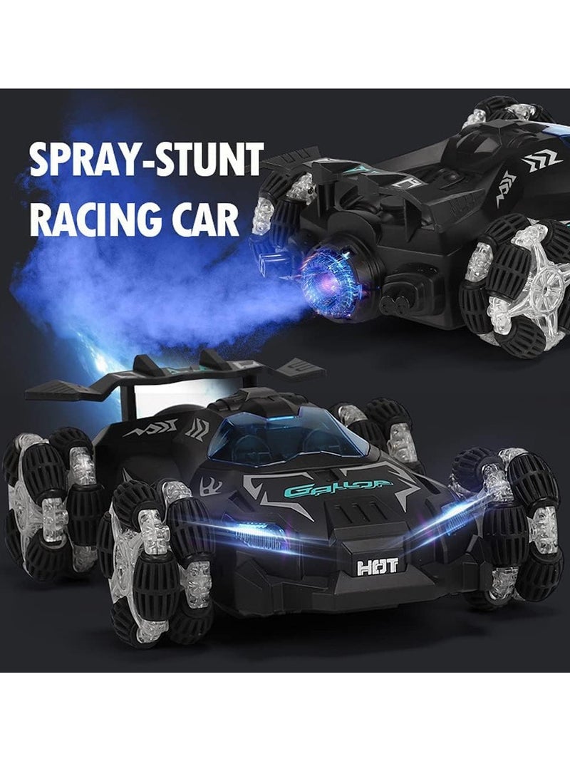 General 1/12 Scales RC Drift Cars Jet Spray Remote Control Car High Speed Spray Racing 2.4GHz RC Cars 4WD Boys and Girls Toys Gifts with Cool LED Lighting Race Car (Black)  - Image 5