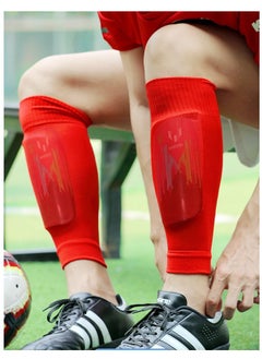 Generic MESSI One Pair Football Shin Guards Technical Field Equipment, Fuchsia  - Image 5