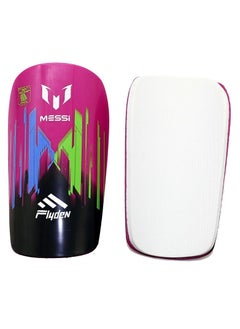 Generic MESSI One Pair Football Shin Guards Technical Field Equipment, Fuchsia  - Image 2