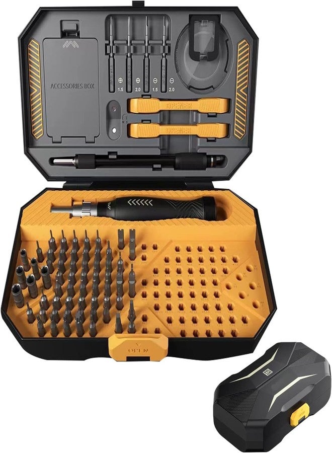 JAKEMY Upgraded Precision magnetic Screwdriver Set，145 in 1 with 132 Bits Repair Tool kit, Professional Screwdriver set with case all in one for Electronics, PC, iPhone, Computer Watch,Jewelers,Camera - Image 1