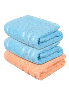 Kuber Industries Face Towel | Cotton Towels For Facewash | Towels For Daily Use | Workout Hand Towel | Lining Design | 14X21 Inch | Pack Of 3 | Multi  - Image 1