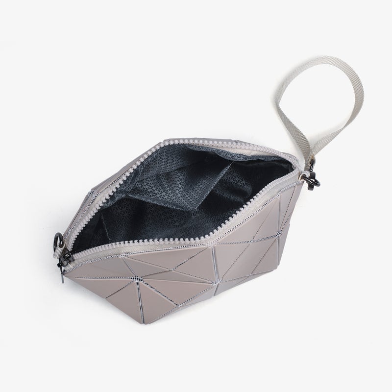 Limited Edition Shell Bag, Fashionable And Simple Shoulder Crossbody Bag, Geometric Quilted Bag, Hand-Held Lipstick Bag - Image 5