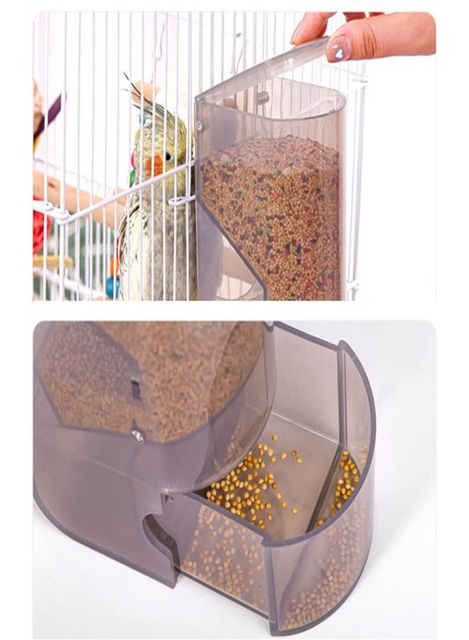 Yamibobo Automatic Bird Feeder No-Mess Bird Feeder Parrot Feeder Cage Accessories for Budgerigar Canary Lovebord Finch Parakeet - Image 5