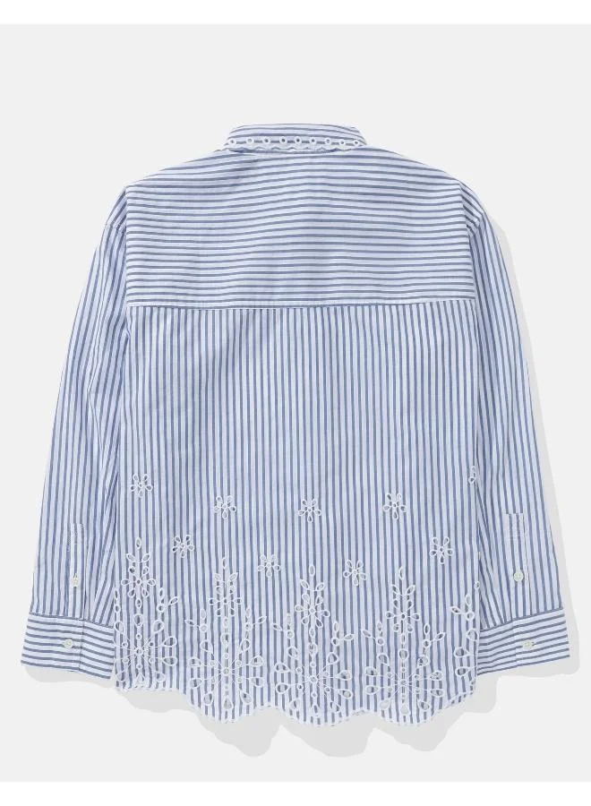 American Eagle AE Perfect Button-Up Shirt