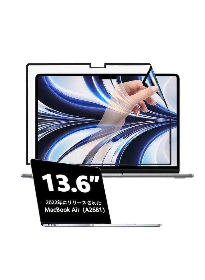 Suitable For MacBookair/pro13 Inch Apple Computer Nano Adsorption Anti-peep Film Removable Washable Film-Color:180 Degree Privacy Frame Tape Bottom Plate-Dimensions:Macbook Air 13 Inch New/pro 13 -299*195mm - Image 1