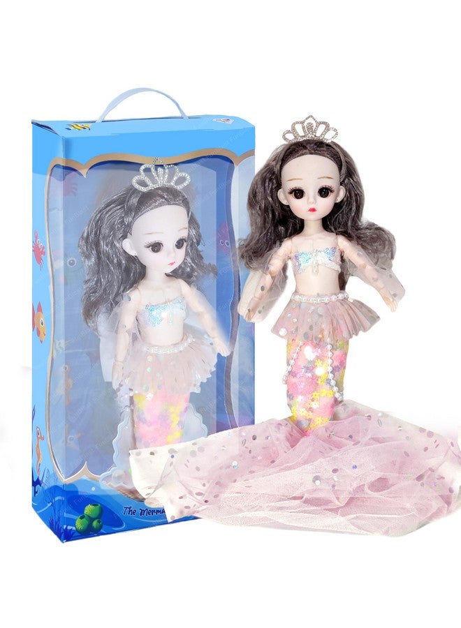 FunBlast Mermaid Doll Toys for Kids - 30 CM Cute Realistic Dolls for Girls, Cute Dolls for Girls, Doll Toys for Kids, Doll Accessories - Dress Color May Vary - Image 1
