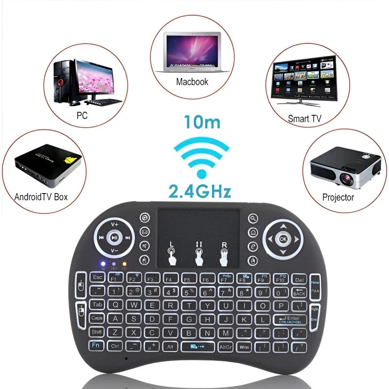Wireless Combo - Compact Arabic English Keyboard and Mouse Set with Rechargeable Battery, Ultra Portability, Ideal for Office, Students, and Travelers Seeking Reliable Performance - Image 4