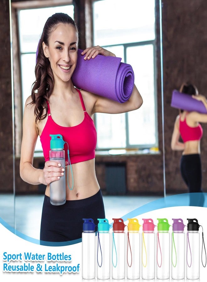 LYDTICK 16 Pack Bulk Water Bottles-17oz Plastic Sports Water Bottles for Kids and Adults Leak Proof, Reusable for Gym Travel School Office, Multicolor - Image 5