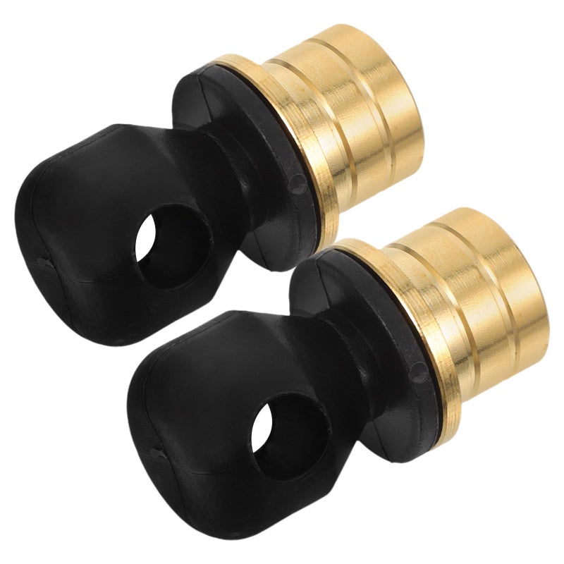 2Pcs Brass Seal Reusable Wine Bottle Stoppers For Home Bar And Party - Image 2