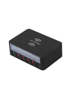 نيبمينينت موزع نقل وشحن سريع مزود بشاشة LCD و6 منافذ USB أسود  - Image 3