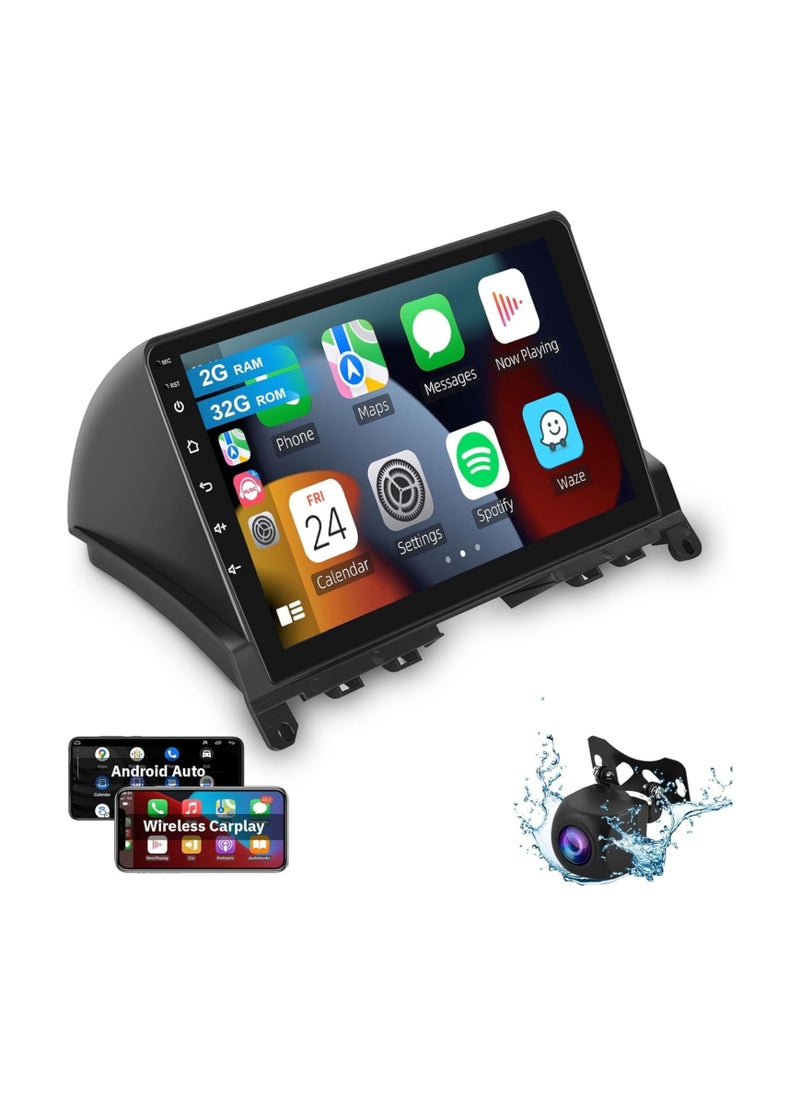 SHEZA STAR Android Car Stereo for Mercedes Benz C-Class C180 C200 C230 C250 C300 C350 W204 S204 2006-2011 2GB RAM 32GB ROM 9 Inch Support Apple Carplay MirrorLink WiFi BT, IPS Touch Screen with AHD Camera  - Image 1