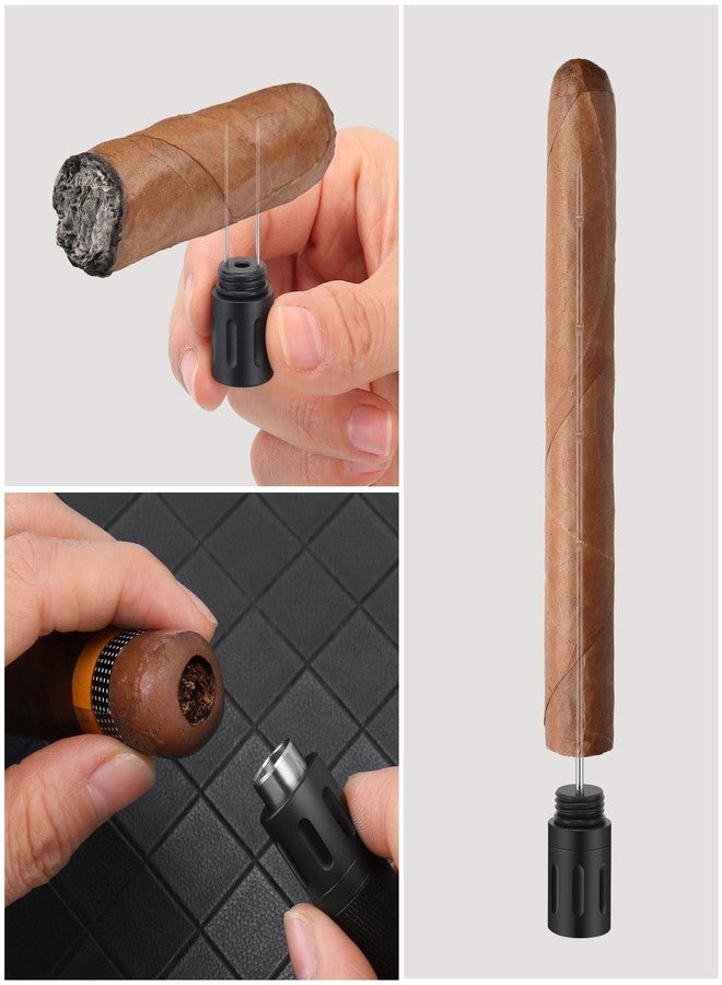 Fortune Nexus Cigar Draw Enhancer 3-in1 Tool Set Needle, Nubber and Puncher - Image 2