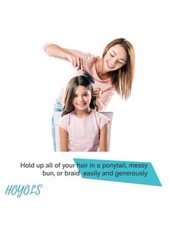 HOYOLS HOYOLS Clear Elastic Hair Bands, 2500 Small Rubber Bands Braids for Girls Kids Women Non-Slip Tiny Soft Hair Ties Braiding Hair Accessories Value Pack TPR  - Image 5