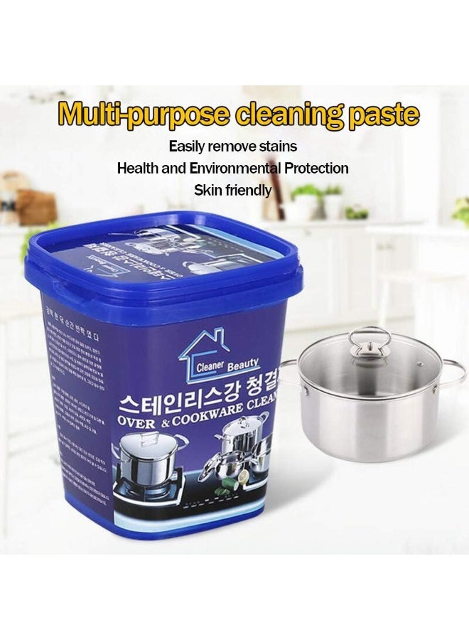 معجون تنظيف متعدد الأغراض منظف الفولاذ تنظيف المنزل والمطبخ بقع الصدأ - Image 2