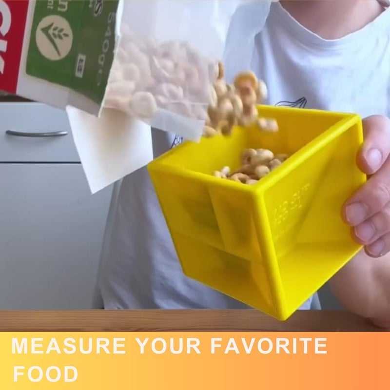 Portible Plastic Measuring Cup Microwave Dishwasher Safe Cooking Accessory Measuring Cup for Accurate Measurements 19 Cooking Measurements in Pack of 1 - Image 4