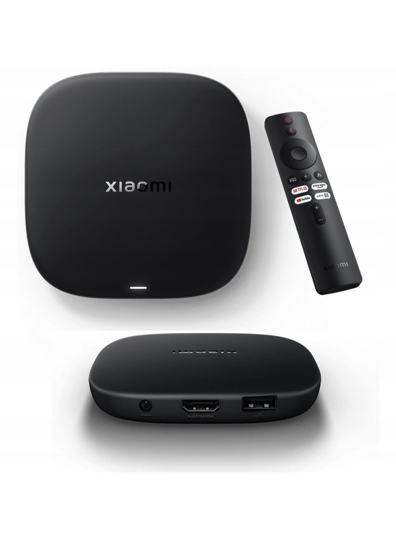 Mi Home Xiaomi Mi Box S (3rd Gen) 4K Ultra HD Streaming Media Player – Smart TV Box with Google Assistant, Chromecast Built-in, Android TV OS, Voice Remote Control – Supports Netflix, YouTube, Prime Video & More – Easy Setup & Smooth Performance – Black - Image 2