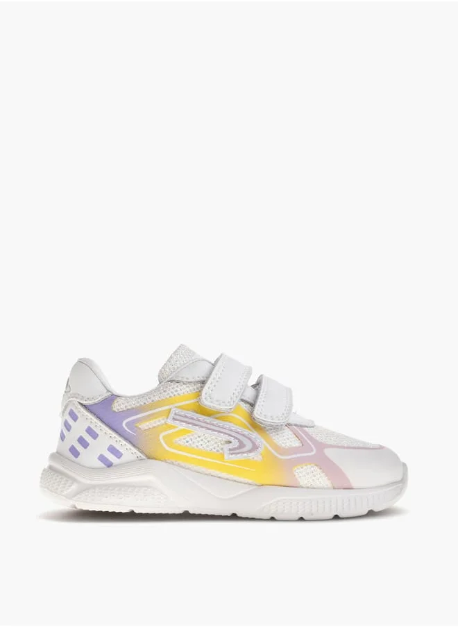 بابلوسكي Girls Textured Shoes With Hook & Loop Closure