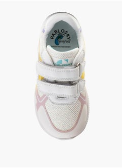 Pablosky Girls Textured Shoes With Hook & Loop Closure  - Image 4