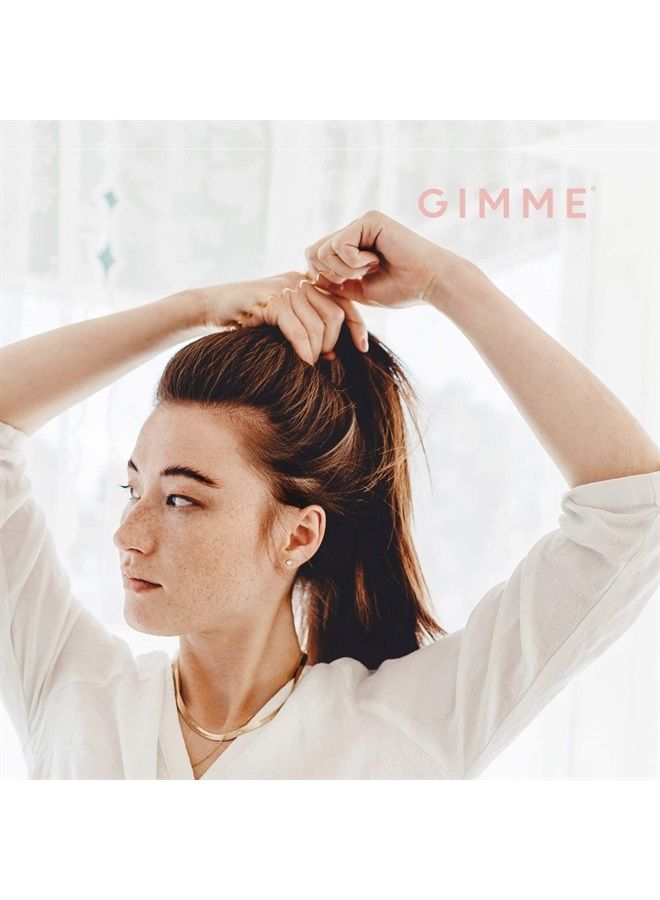 Gimme Beauty - Spiral Bands - Transparent Hair Accessories for All Hair Colors - No Crease Coil Hair Ties - Strong Grip Without Pulling or Snagging - Clear, No Crease Phone Cord Hair Bands (10 Count) - Image 4