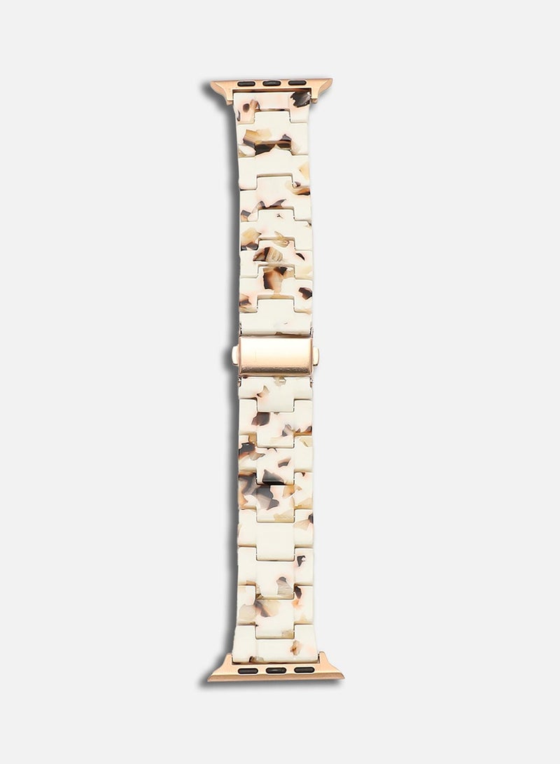 Haute Sauce Textured Acrylic Apple Watch Strap For Women | 42mm/44mm/45mm - Image 4