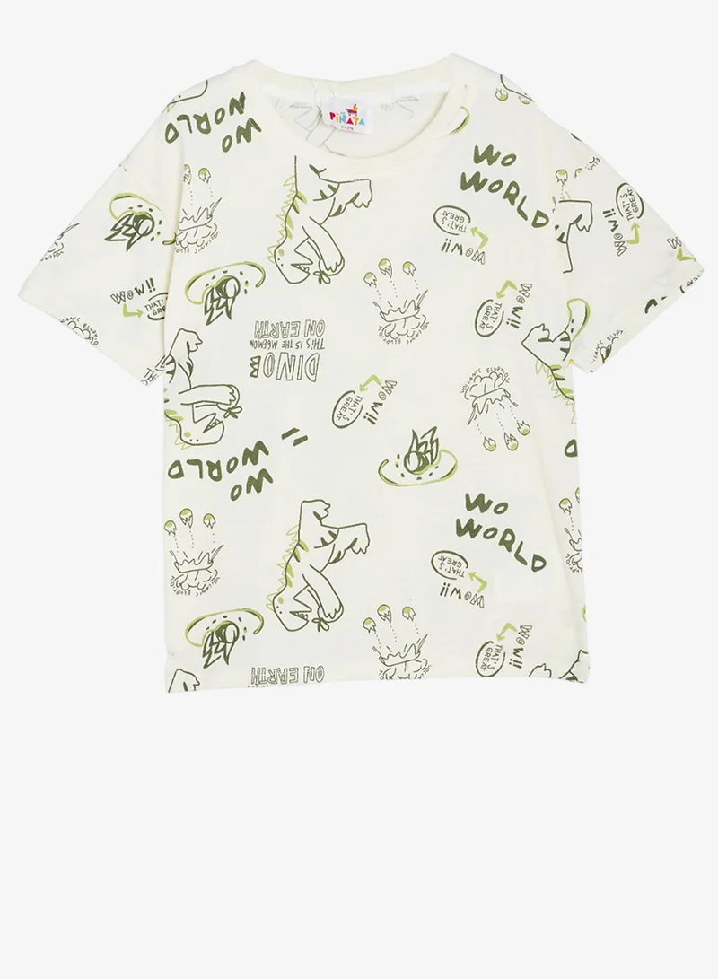 بنياتا تيشيرت مطبوع