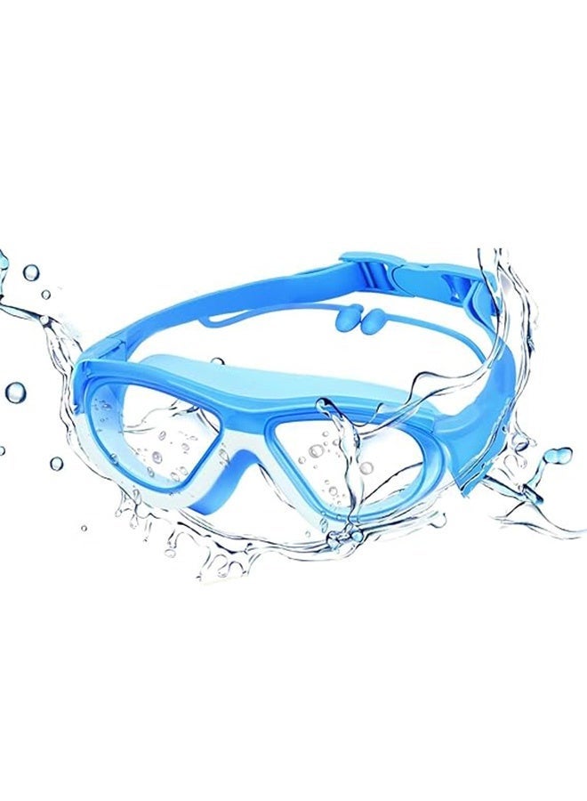 Kids Swimming Goggles Soft Silicone Frame with Modern Contour Design UV Protection Anti-Fog Seal Pool Beach Swim Lessons Ages 3–14 - Image 1