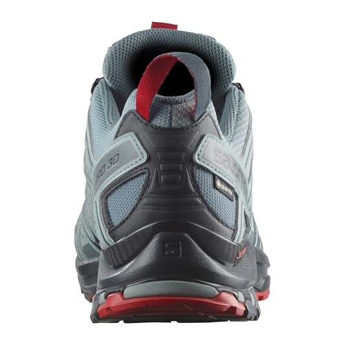 Salomon Men’s XA PRO 3D Gore-Tex Waterproof Trail Running Shoes - Lead/Black/Barbados Cherry - 12 - Image 5