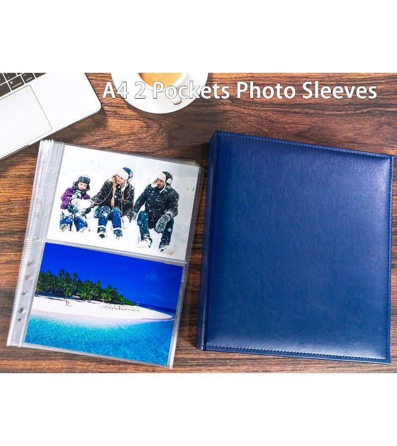 40 Packs Top Loading Archival Photo Sleeves for 2 3 4 Ring Binders Double Sided Non Glare Protectors - Image 4