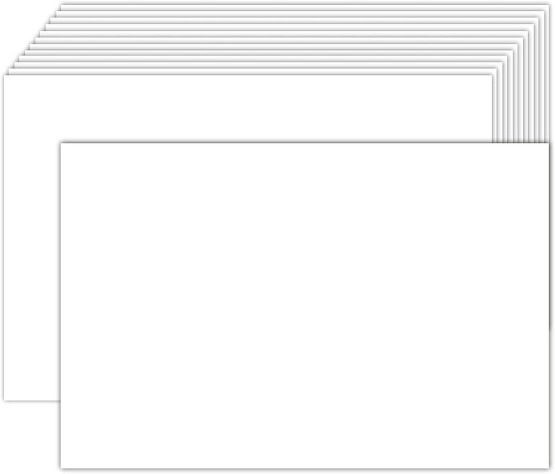 Goefun 300 Pack White Blank Index Cards 4x6 Thick Paper, Goefun 80lb Heavyweight CardStock Unlined Notecards for Postcards, Photo Paper, Recipe Cards - Image 1