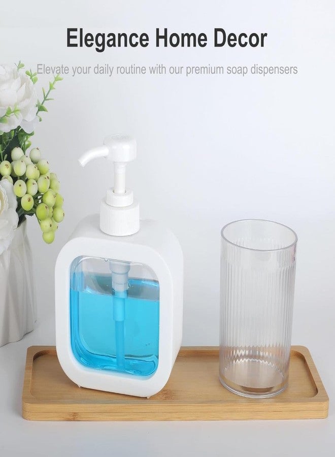 J.V Enterprise Bathroom Countertop Soap Dispenser, Liquid Dispenser for Kitchen and Bath (500ML) - Image 3