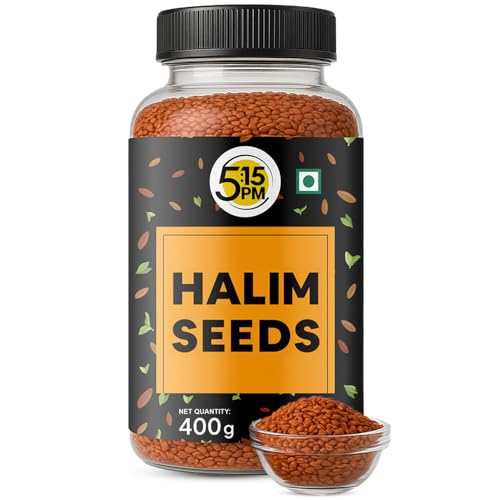 5:15PM Halim Seeds For Eating | 400g |Garden Cress Aliv Seeds | Hygienically Packed | Raw and Natural | Halim SeedI Used in Cooking, Baking, Smoothies and Other Beverages and Hair Growth - Image 1