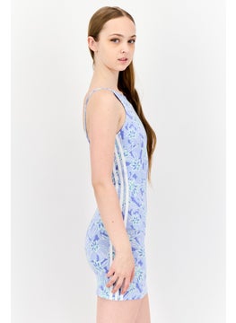 adidas Originals Women Sportswear Fit Sleeveless Outdoor Dress, Multicolor  - Image 2