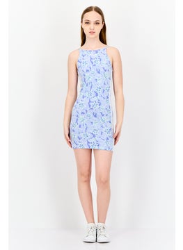 adidas Originals Women Sportswear Fit Sleeveless Outdoor Dress, Multicolor  - Image 4