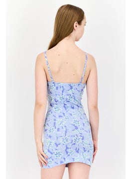 adidas Originals Women Sportswear Fit Sleeveless Outdoor Dress, Multicolor  - Image 3