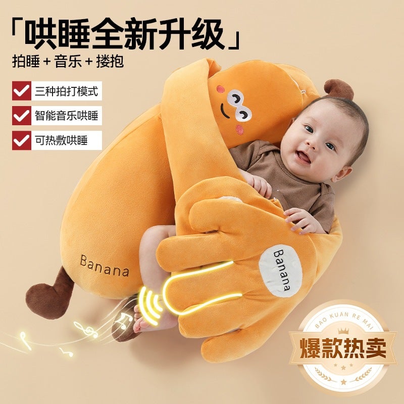 Baby Soothing Palm Pillow, Baby Cuddle Pillow For Sleeping, Patting And Coaxing Tool, Newborn Anti-Startle Lying Sleep Comfort Pillow - Image 2