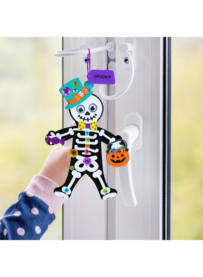 وينلين 24 مجموعة من أدوات الحرف اليدوية الخاصة بعيد الهالوين، حرف يدوية فردية لفصل الخريف، خفاش، شبح، وحش، ساحرة، هيكل عظمي، زينة فرانكشتاين المصنوعة من الرغوة، فنون وحرف يدوية لعيد الهالوين للأطفال، أنشطة الفصل الدراسي في العطلات، هدايا الحفلات - Image 5