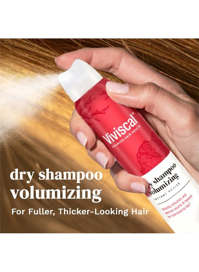 Viviscal Volumizing Dry Shampoo, Refresh Hair and Absorb Oil Between Washes, Waterless Shampoo for Added Hair Texture and Body, 150ml - Image 2